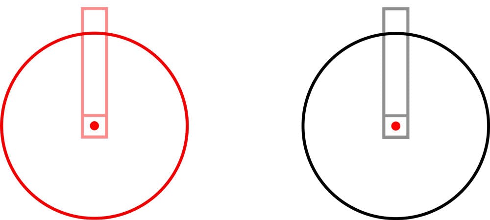 A diagram of a spaced pair drum overhead miking technique on Velveteen Music's blog